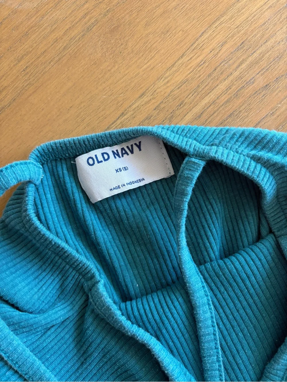 Old Navy Kids Ribbed Teal Romper